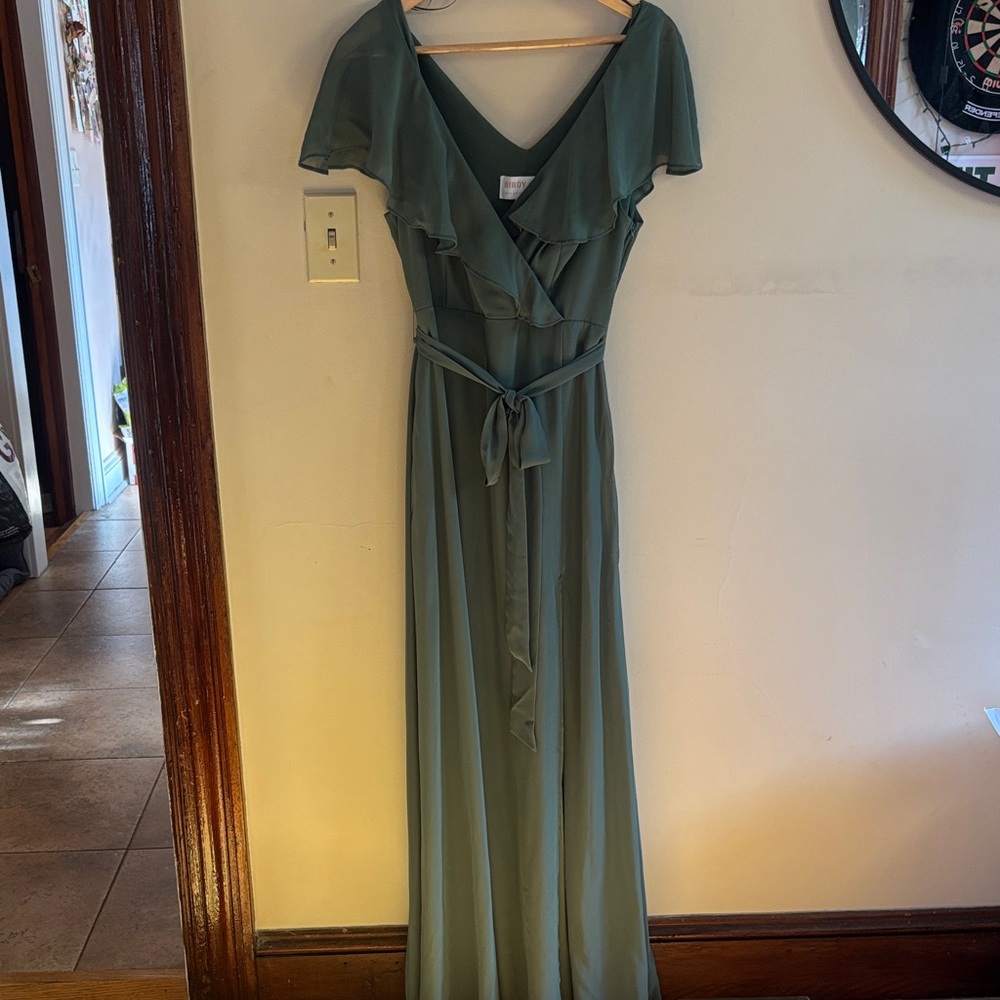 Jackson Birdy Grey eucalyptus Green Maxi Dress